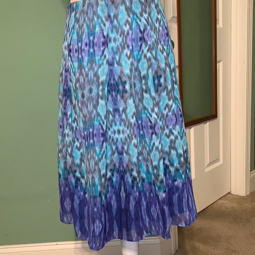 🏖️ Jones Wear Multicolored Skirt, Size 16